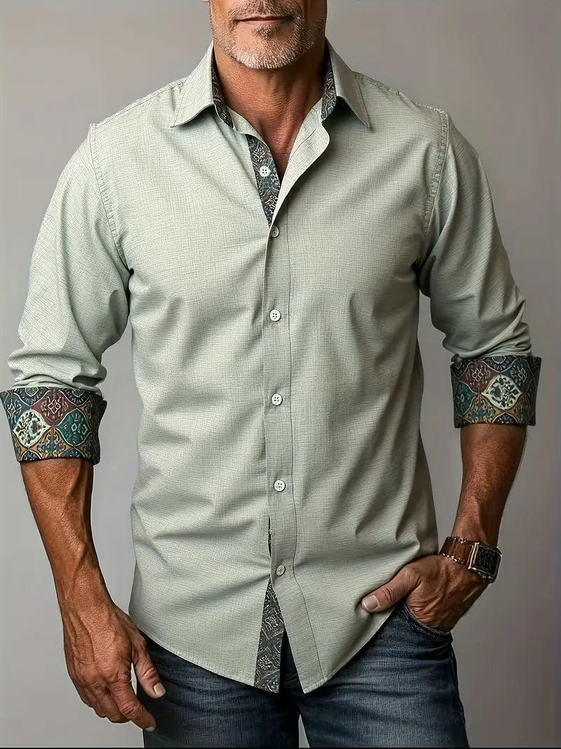Teodoro - Long Sleeve Button Up Shirt