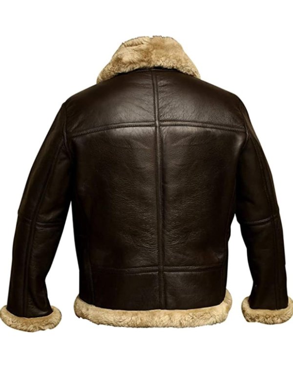 Aiden | Classic Shearling Leather Jacket