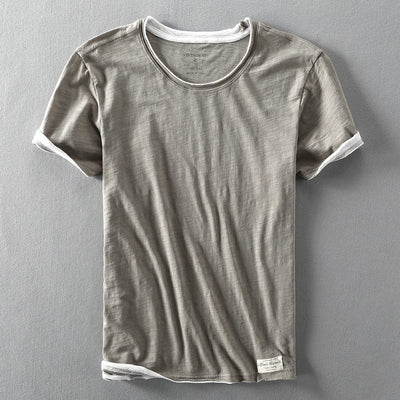 Elias Double-Layer Crew Neck Tee