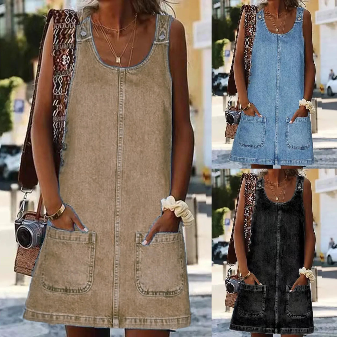 THEA | SLEEVELESS MINI DRESS