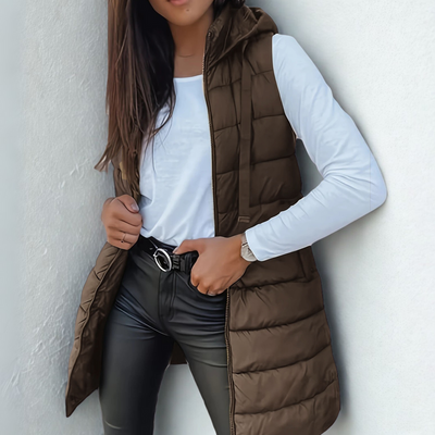 Sabrina | Lightweight Sleeveless Puffer Vest