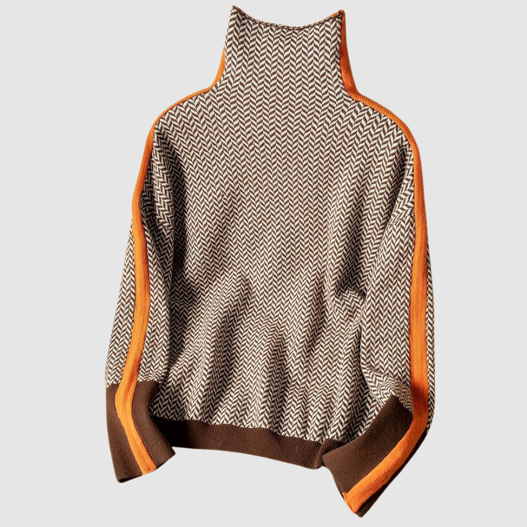 Elizabeth - Sweater with High Collar