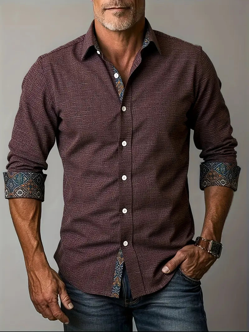 Teodoro - Long Sleeve Button Up Shirt