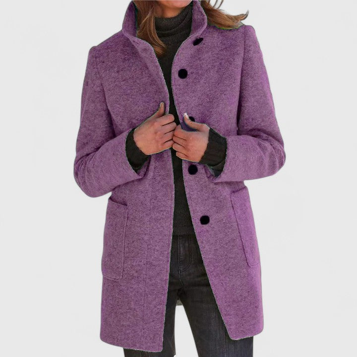 Snow | Women's Coat with High Collar