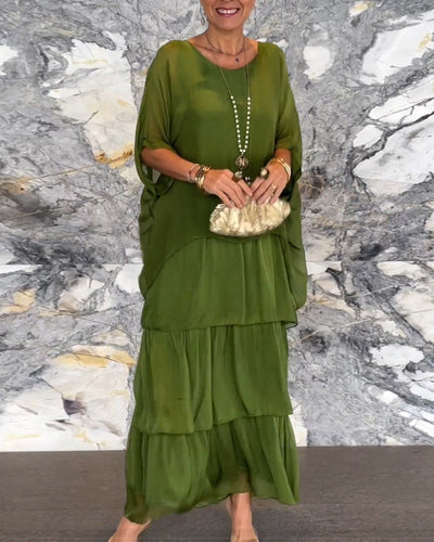 Morgan™ | Layered Green Maxi Dress