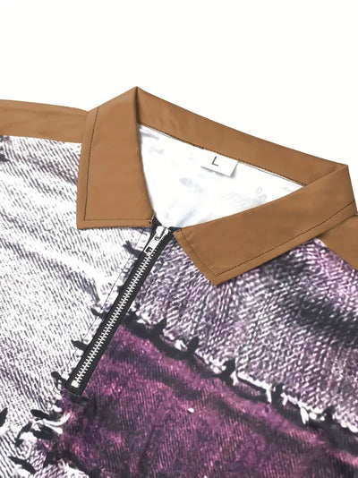 Zerem -  Long Sleeve Shirt with Zip