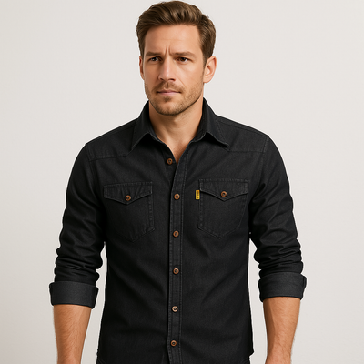 JIM - COTTON DENIM SHIRT