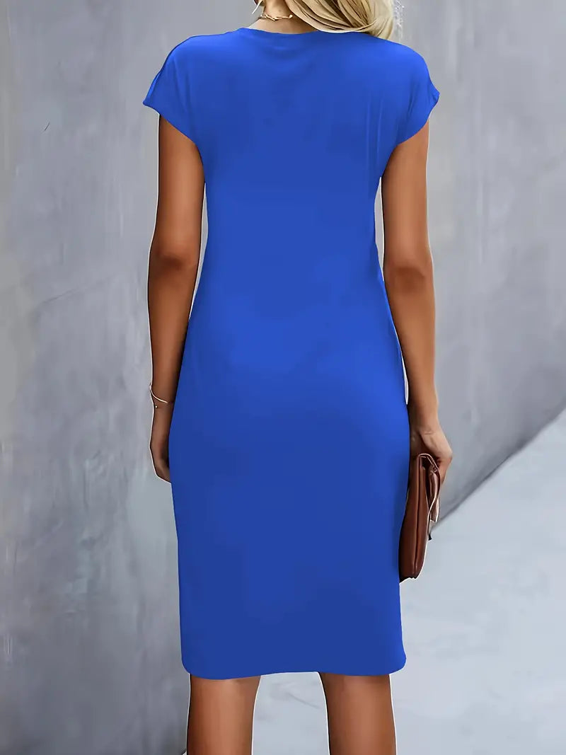 Adelina | Stylish Round Neck Dress
