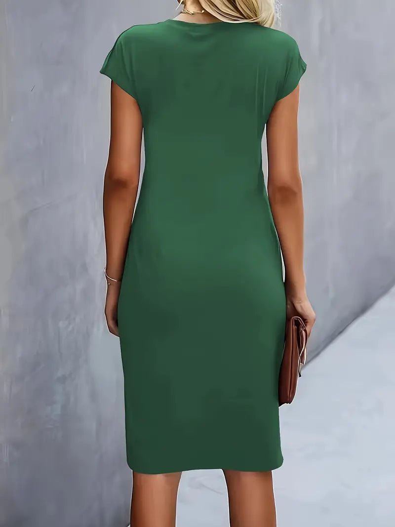 Adelina | Stylish Round Neck Dress