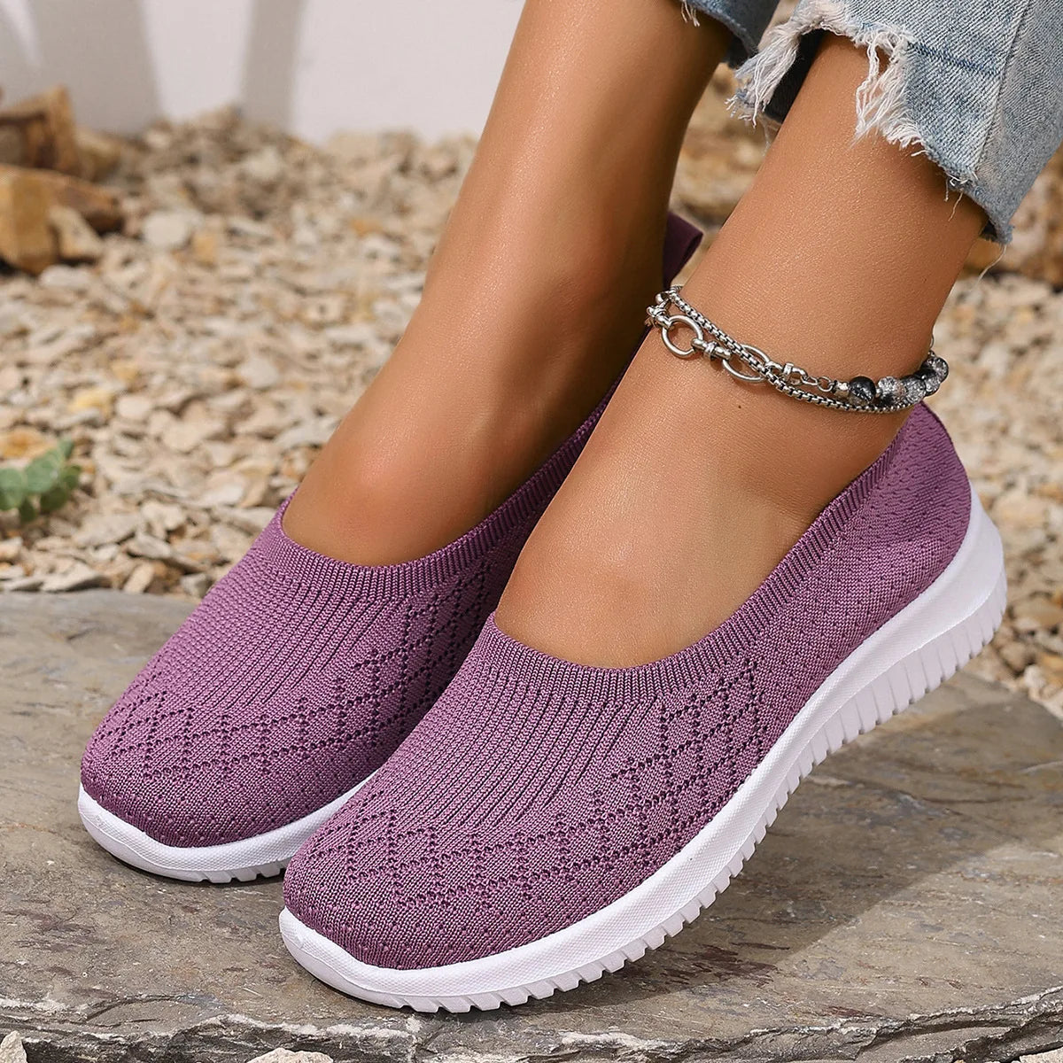 Sofina - Anti-Slip Breathable Slip-Ons