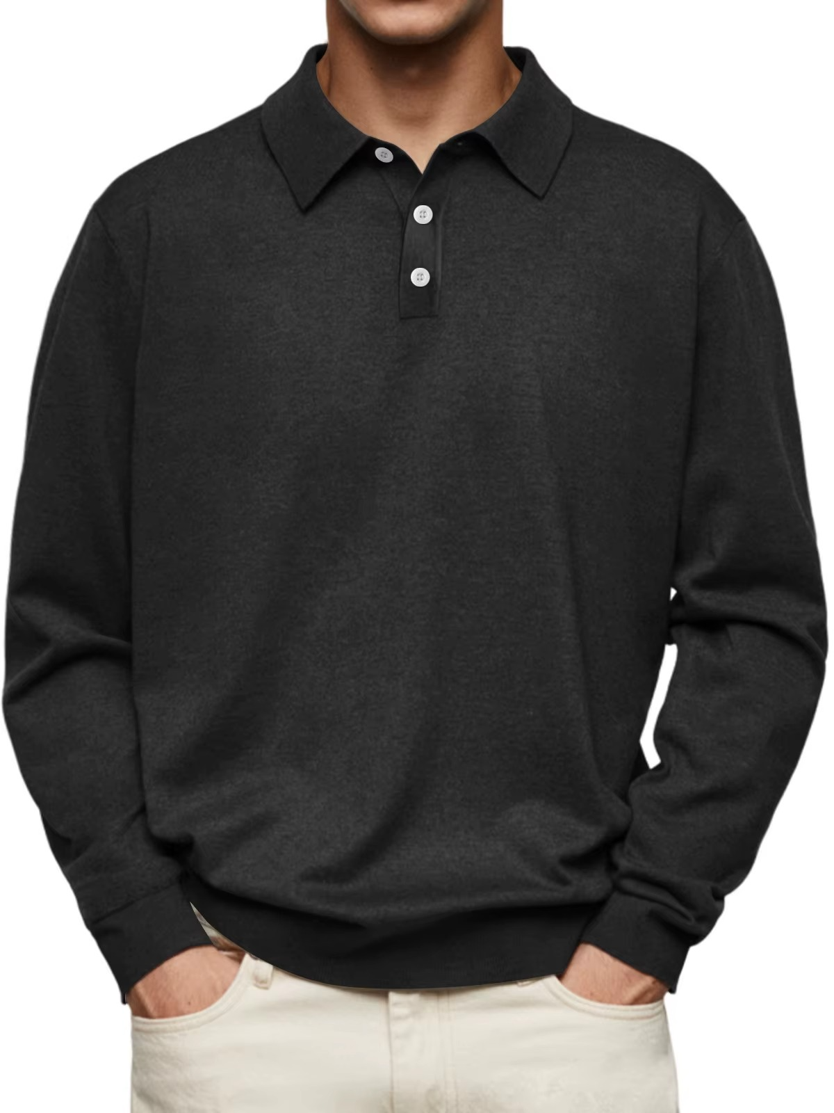 Aiden | Long Sleeve Polo