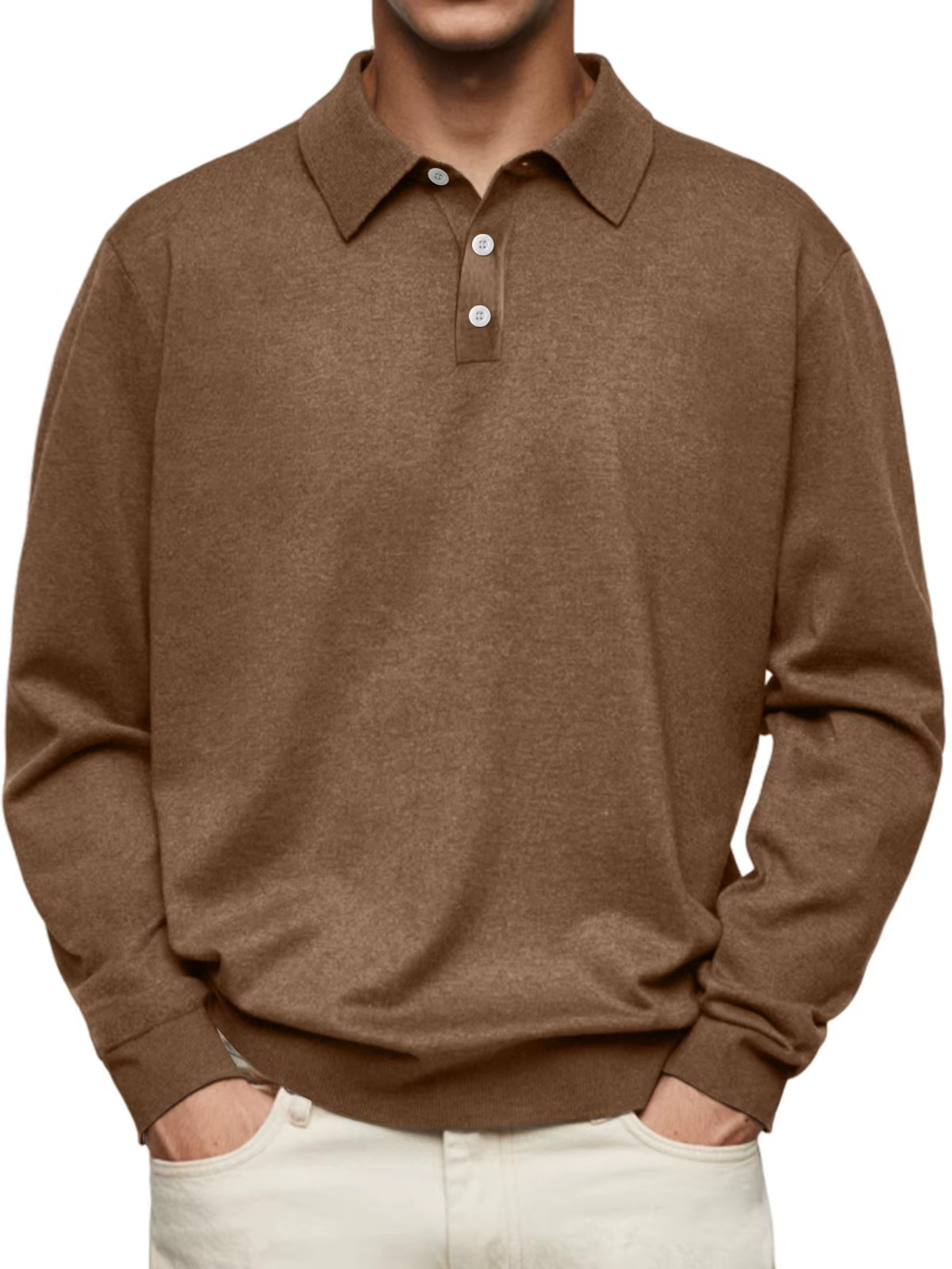 Aiden | Long Sleeve Polo