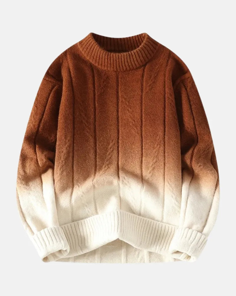 Gradient Wool Crewneck