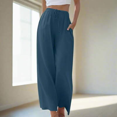 Zoe™ - Elegant Cotton Trousers