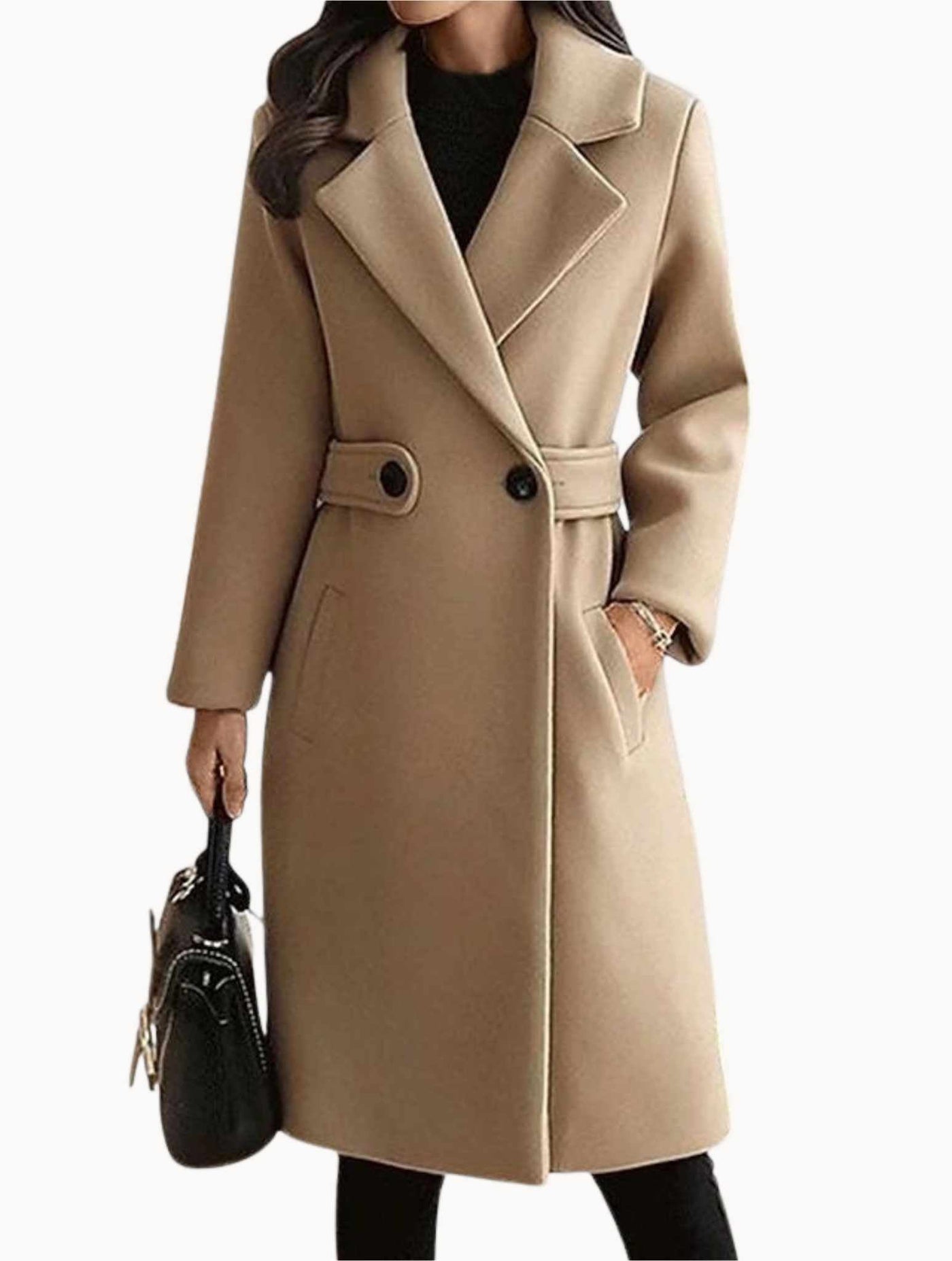 Elise | Belted Winter Wool Coat