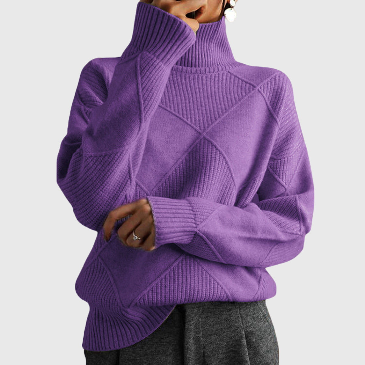 Angela™ - Turtleneck Sweater