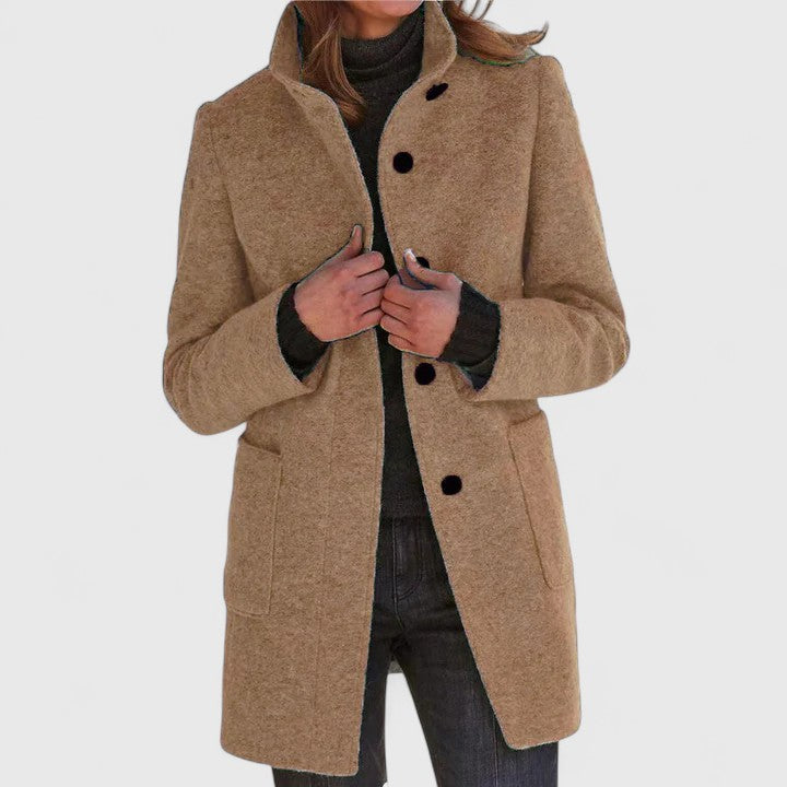 Snow | Women's Coat with High Collar