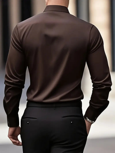 Savrani™ | Modern Long-Sleeve Shirt