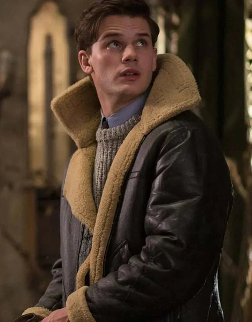 Aiden | Classic Shearling Leather Jacket
