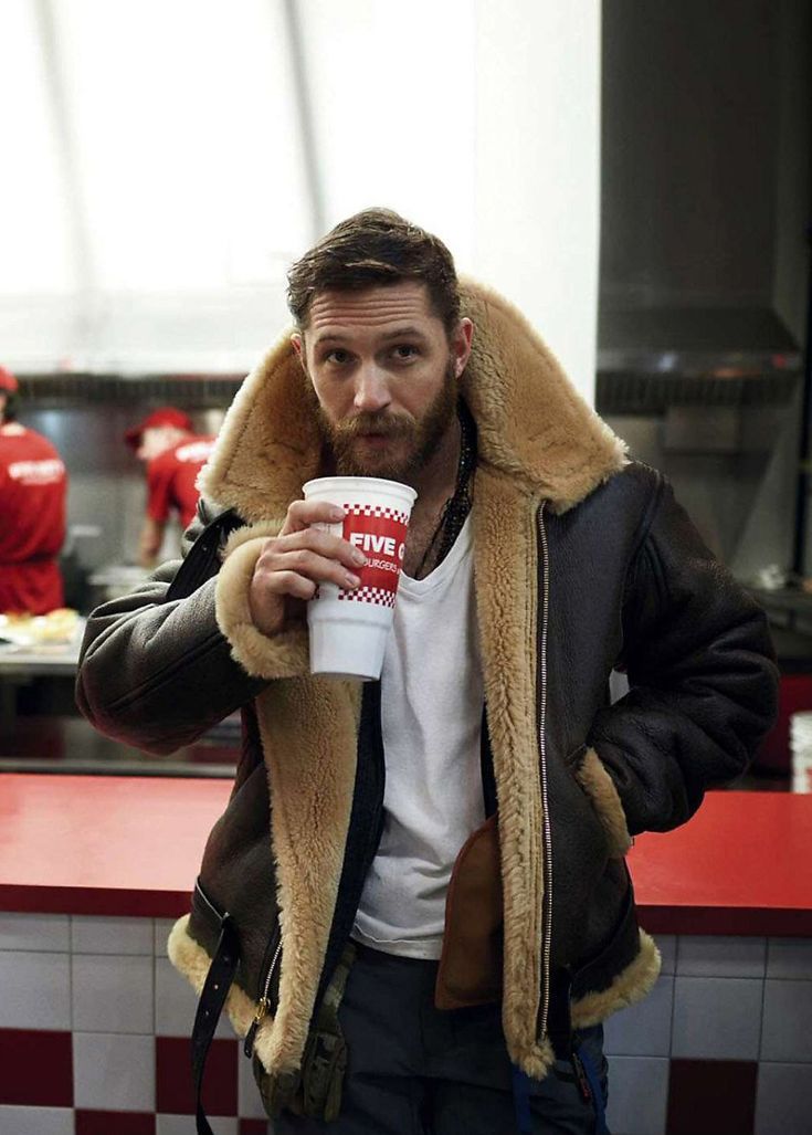 Aiden | Classic Shearling Leather Jacket