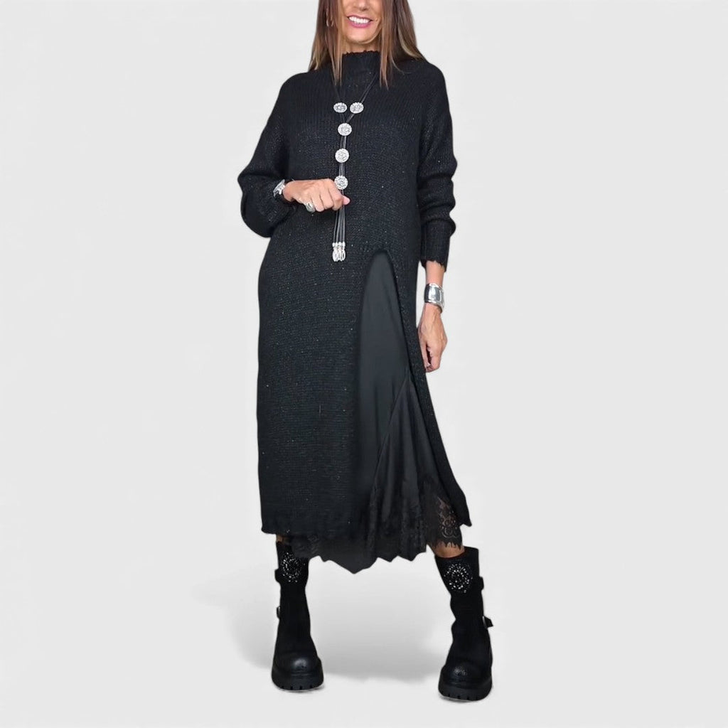 Abalyn - Stylish Casual Midi Dress