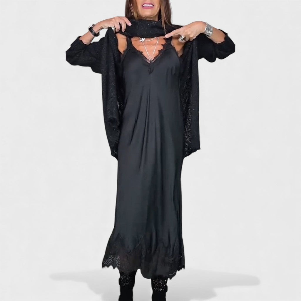 Abalyn - Stylish Casual Midi Dress