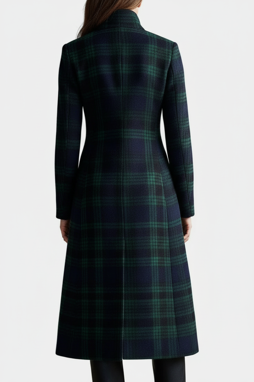 Rebecca - Timeless Plaid Elegant Coat