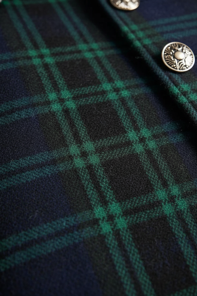 Rebecca - Timeless Plaid Elegant Coat