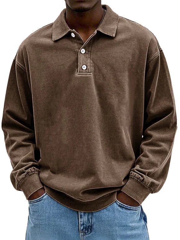 Maxime Long Sleeve Polo Shirt