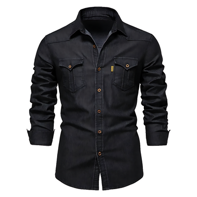 JIM - COTTON DENIM SHIRT